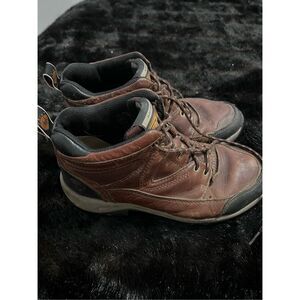 Ariat Terrain Cordovan ATS Leather Hiking Brown Boots Womens 9.5